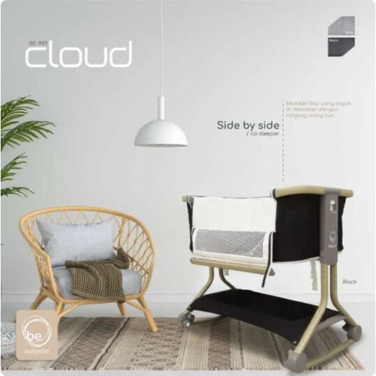 BabyElle Cloud Baby Box Bedside BE 909
