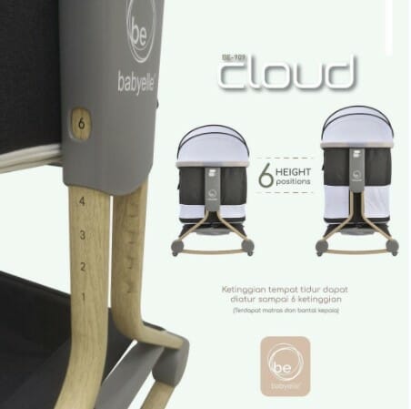 BabyElle Cloud Baby Box Bedside BE 909