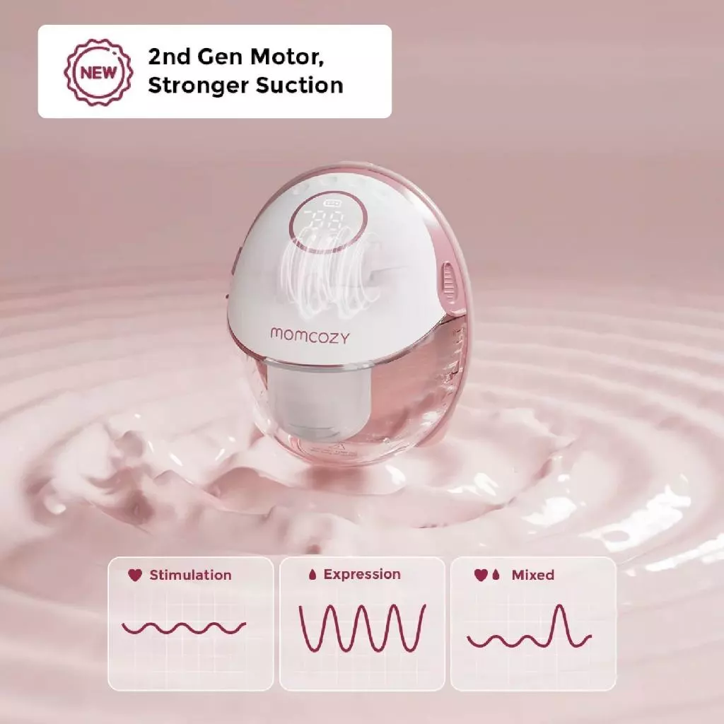 Momcozy M6 Mobile Style Handsfree Slim Breast Pump Single