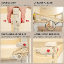 Skida Bedrail Extra Tall Slide Down - Beige