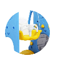 Labeille Love Bird 3in1 Slide Swing Play n Grow Activity Playground