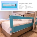 Babysafe Bedrail Owl Blue