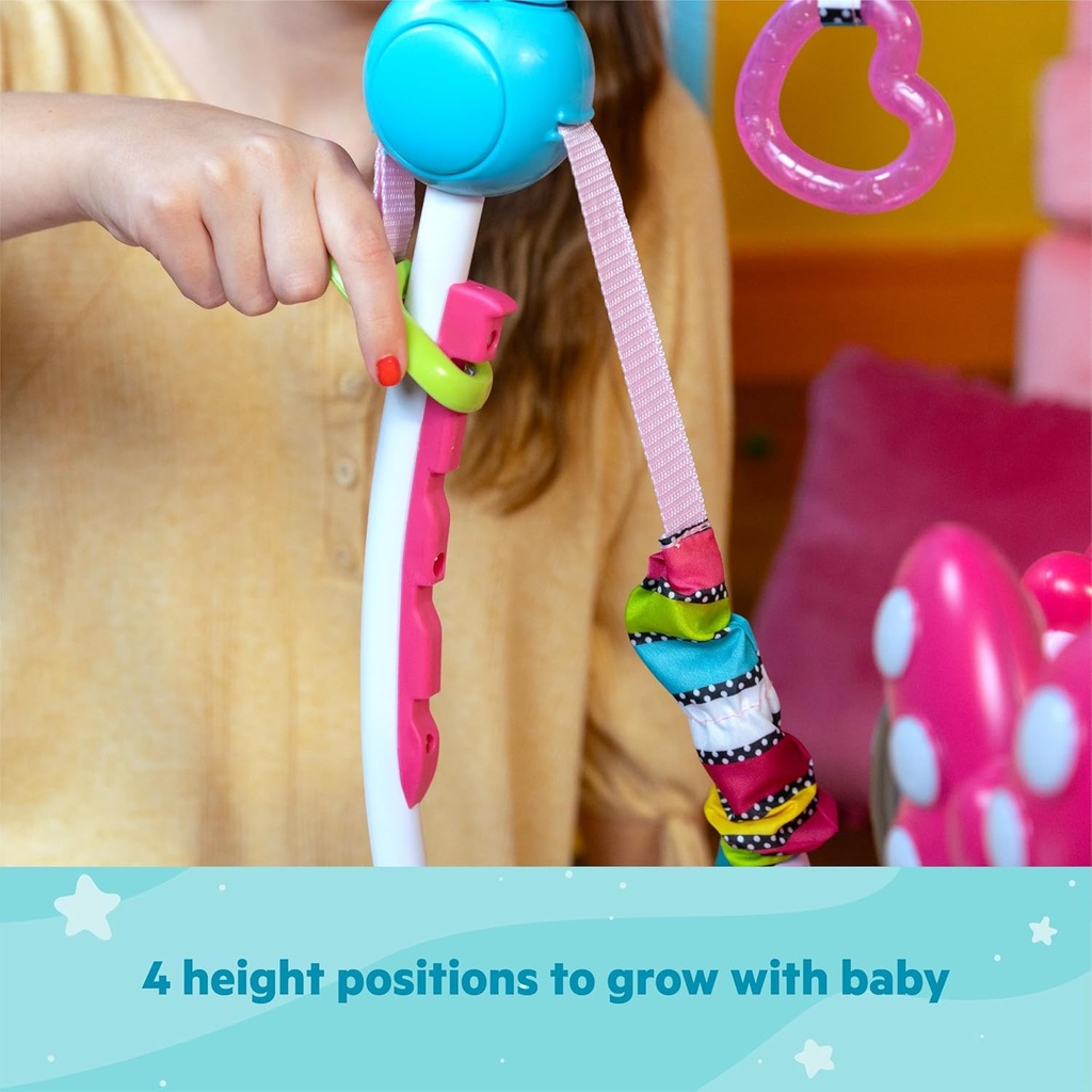 Bright Starts Jumperoo Minnie Mouse Peekaboo Activity Jumper