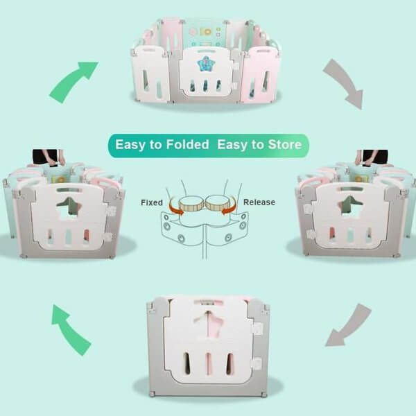 Coby Haus Fence FOLD Starlight (8+2)