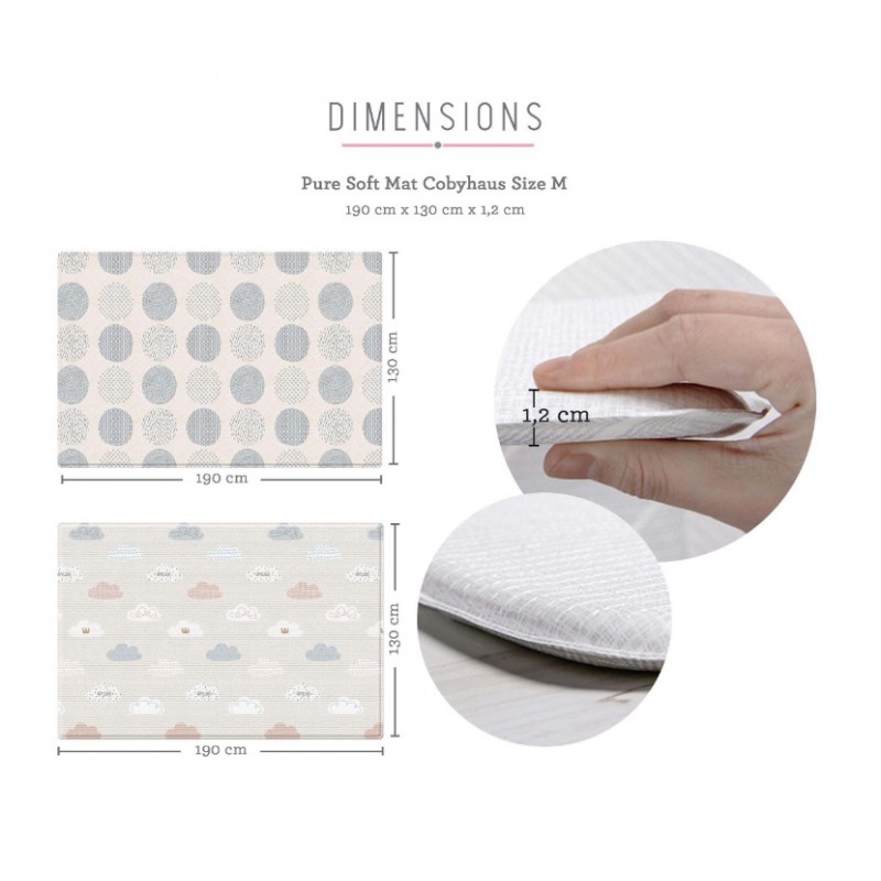 Coby Haus PVC Playmat Blue Spot - Medium