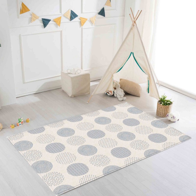 Coby Haus PVC Playmat Blue Spot - Medium
