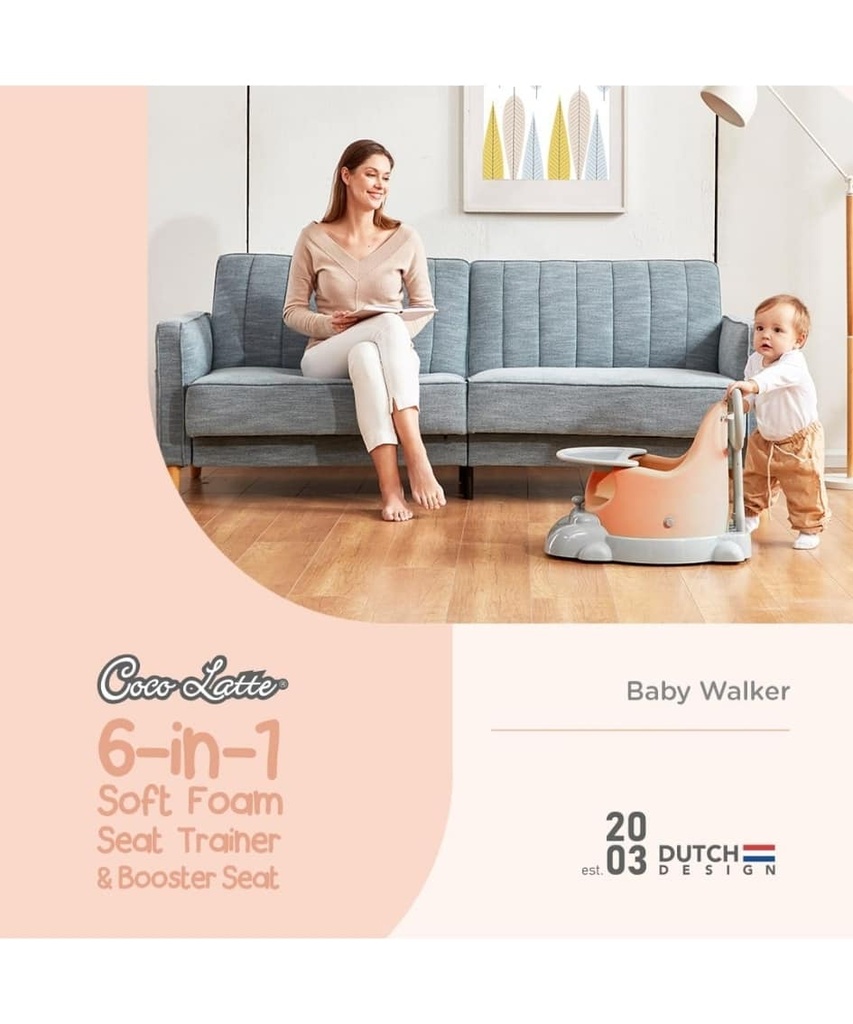 Cocolatte 6in1 Soft Foam Seat Booster Seat