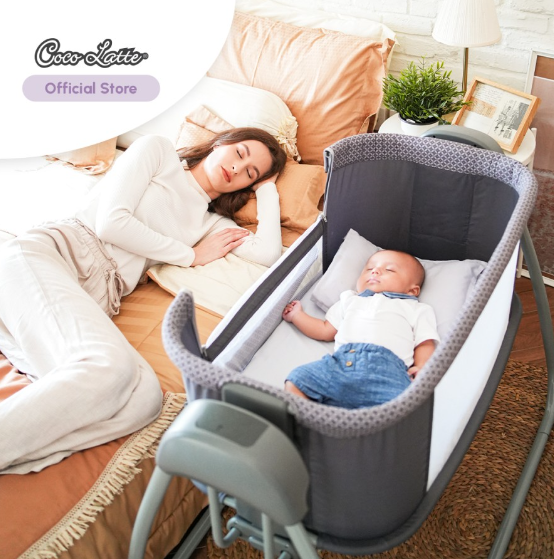 Cocolatte Auto Sway Swing Sidebed with Bluetooth