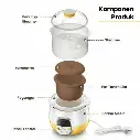 Emily Slow Cooker & Steamer 0.8 Liter 