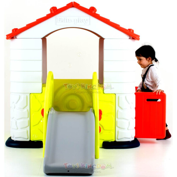 Eduplay Playhouse With Slide (Tanpa Meja and Kursi) - Coral