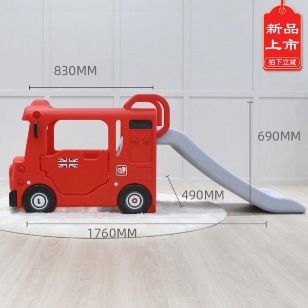 Yaya Tayo Mini Bus and Slide - Red
