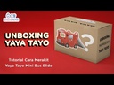 Yaya Tayo Mini Bus and Slide - Red