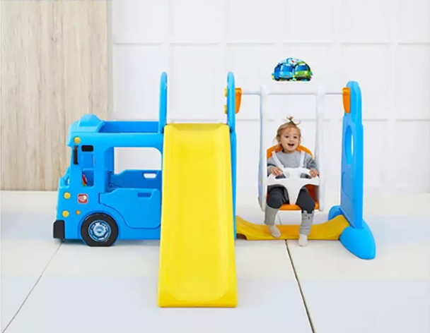 Yaya Tayo Bus 4in1 Slide and Swing