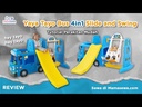 Yaya Tayo Bus 4in1 Slide and Swing