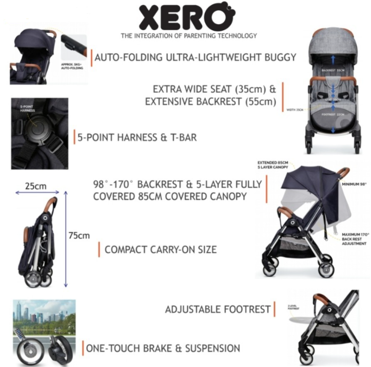 Xero Autofold Stroller