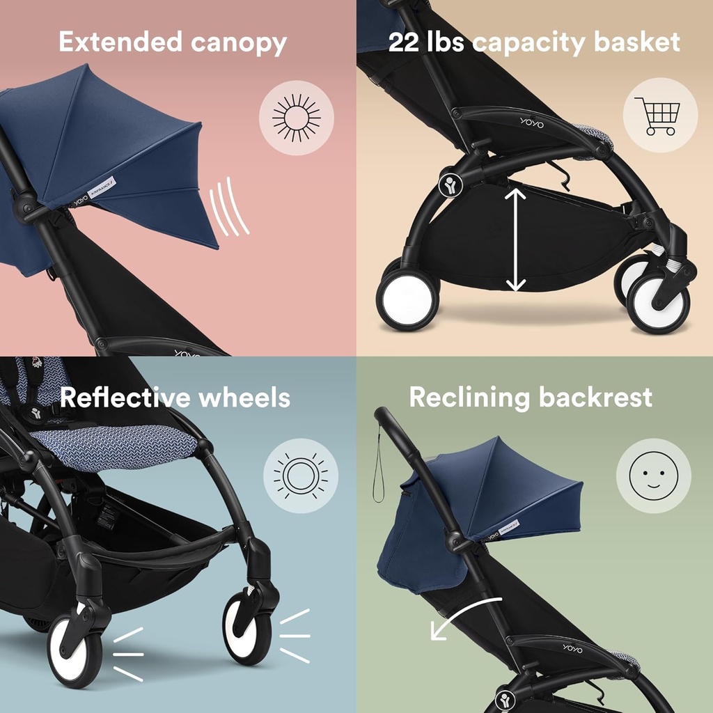 Stokke Babyzen Yoyo3 6+ Black Frame