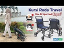 Kursi Roda Onemed Travelling FS 800 L Blue