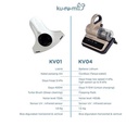 Kurumi KV 04 Cordless UV Vacuum Cleaner - Gold