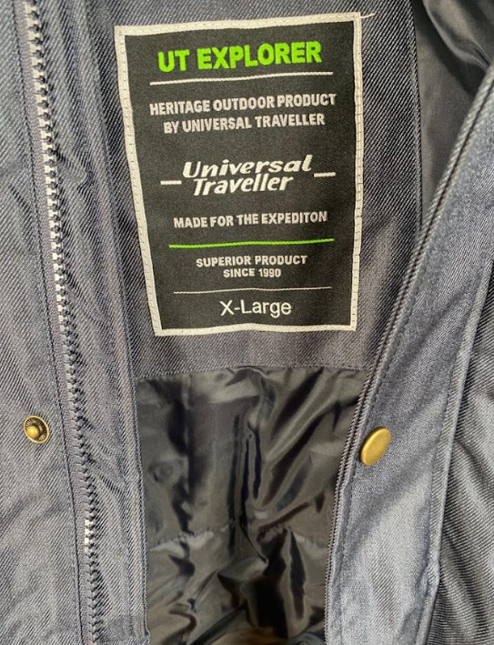 Jaket Winter Universal Traveller Anak Perempuan Biru XL
