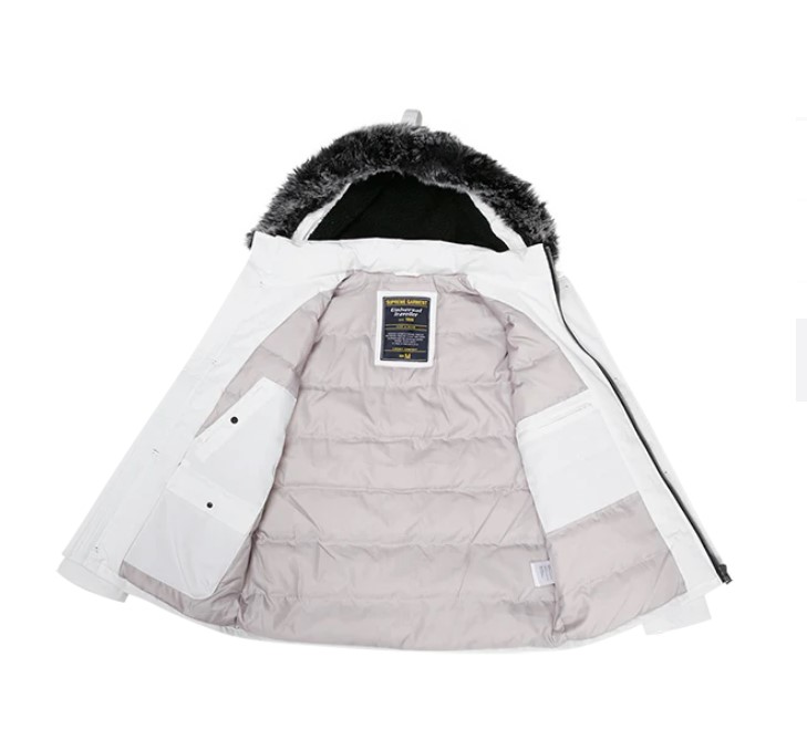 Jaket Winter Universal Traveller Pria Putih XL -DJ 9038