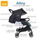 Joie Alley P2C Emerald Stripe Stroller