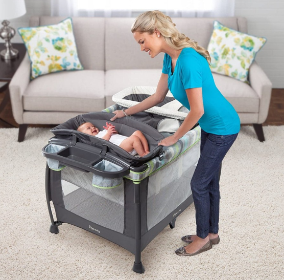 Ingenuity Soothe Me Softly Washable Playard