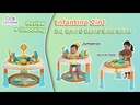 Infantino 2in1 Sit Spin and Stand Entertainer - 360 seat and Activity Table