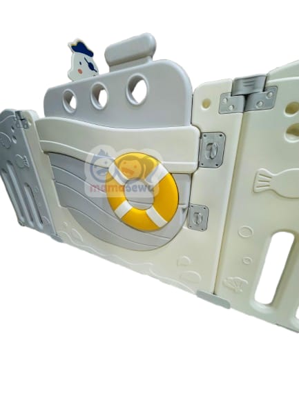 Lumba Ocean Fence 10+3 with Slide and Playmat