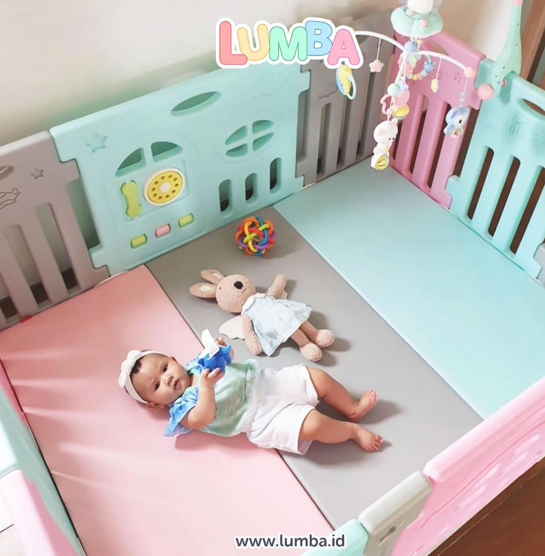 Lumba Play Fence Airplane 10+2 with Playmat