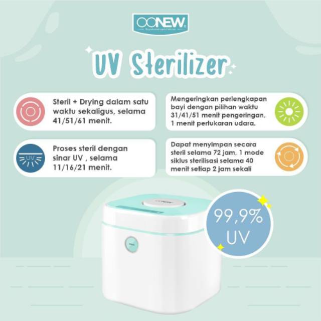 OONEW 2in1 UV Sterilizer with Dryer
