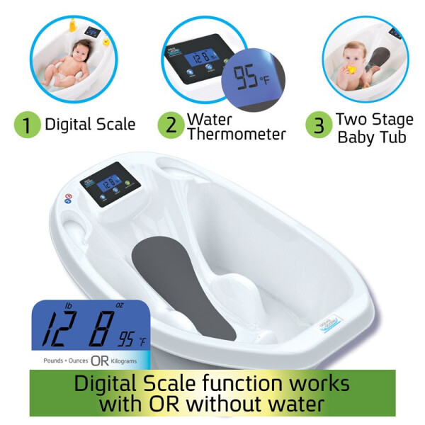 AquaScale 3in1 Bak Mandi dan Timbangan Bayi