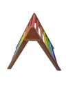 Pikler Triangle With Slide and Rock Climbing
