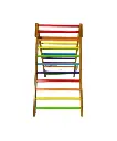 Pikler Triangle Jumbo With Slide and Rock Climbing - Colorful