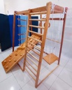 Brakiasi Natural Wood Type Silinder Atas Double - Full Set