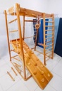 Brakiasi Natural Wood Type Silinder Atas Double - Full Set