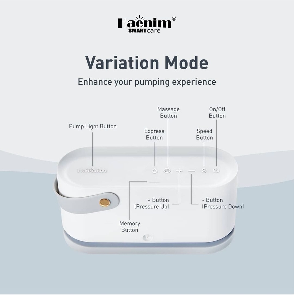 Haenim Breastpump 7X - Grey