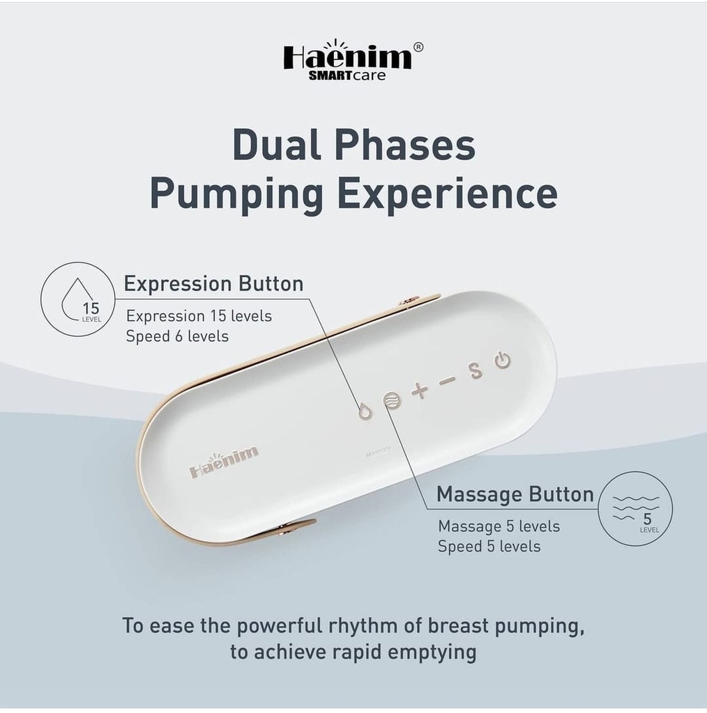 Haenim Breastpump 7X - Grey