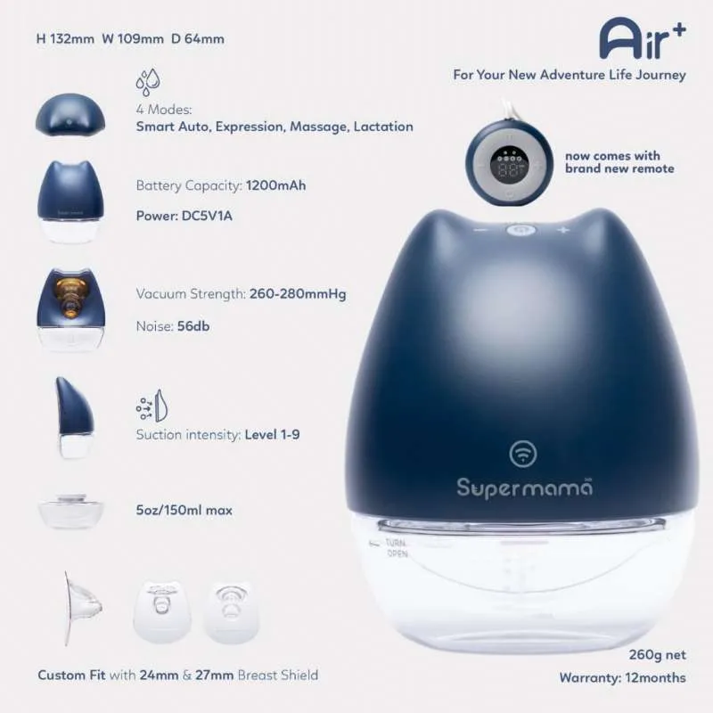 Supermama Air Plus Single + Remote
