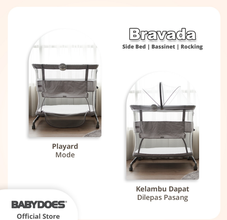 BabyDoes 3in1 Side Bed Baby Box