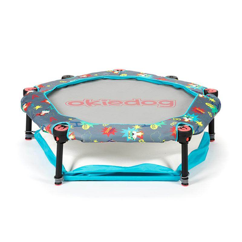 Okiedog Trampoline 100cm Superheroes + Ball Pit (Termasuk Bola)