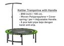 Kettler Trampoline with Handle - Green