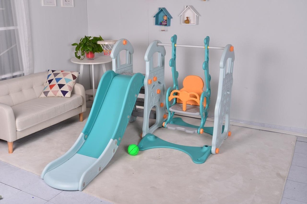 Parklon Big Castle 3in1 Fun Slide and Swing - Tosca