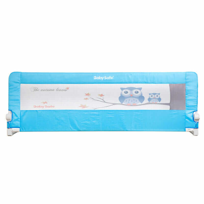 Babysafe Bedrail Owl Blue