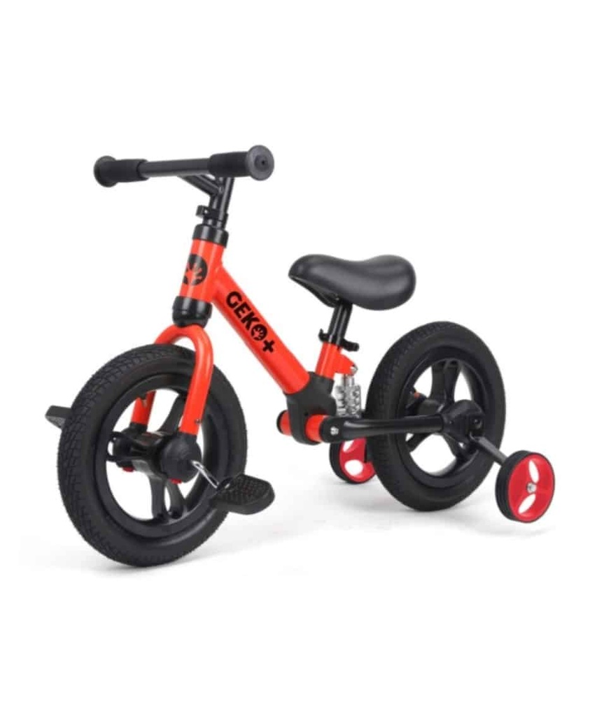 Geko Plus 4in1 Kids Balance Bike 12 inch