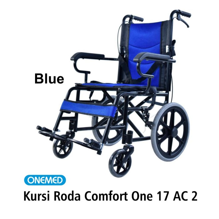 Kursi Roda Onemed Comfort One 17 AC 2 (Blue)