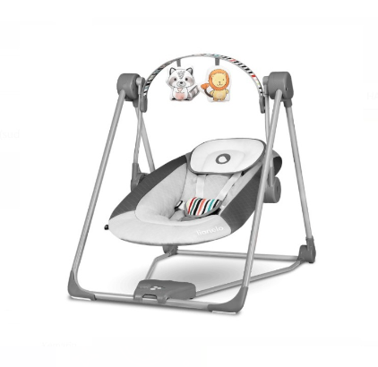 Lionelo Otto Cozy Grey - Bouncer - Rocker