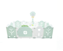 Lumba Combo Playfence Forest Lodge 12+2 Sage Green - Model Panjang