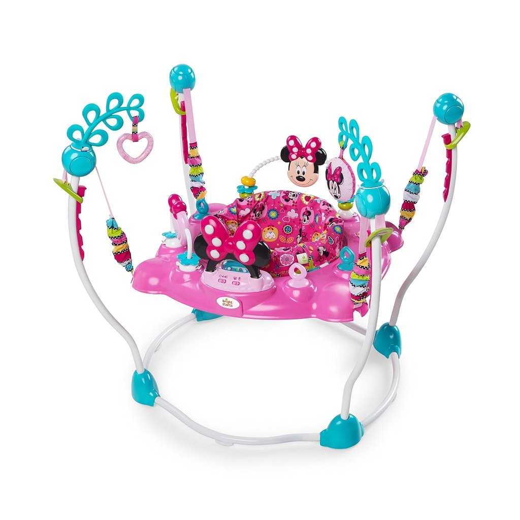 Bright Starts Jumperoo Minnie Mouse Peekaboo Activity Jumper