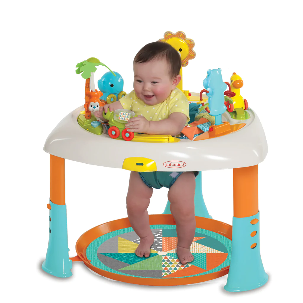 Infantino 2in1 Sit Spin and Stand Entertainer - 360 seat and Activity Table