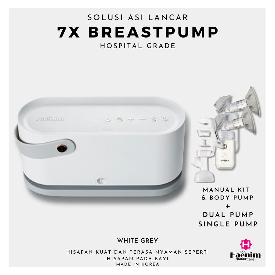 Haenim Breastpump 7X - Grey
